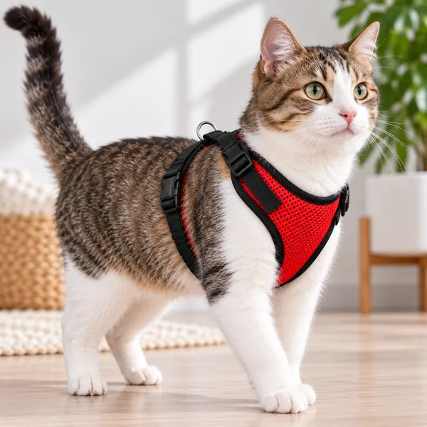 Pawfect_Care_Red_Mesh_Vest_Harness_(Small)