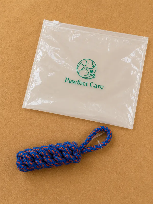 Blue_Cotton_Braided_Rope_Loop_Dog_Toy
