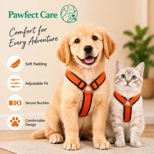 Soft_Padded_Adjustable_Pet_Orange_Harness_(Large)