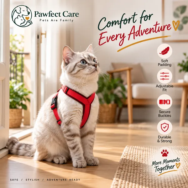 Soft_Padded_Adjustable_Pet_Red_Harness_(Medium)