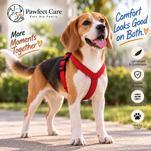 Soft_Padded_Adjustable_Pet_Red_Harness_(Medium)