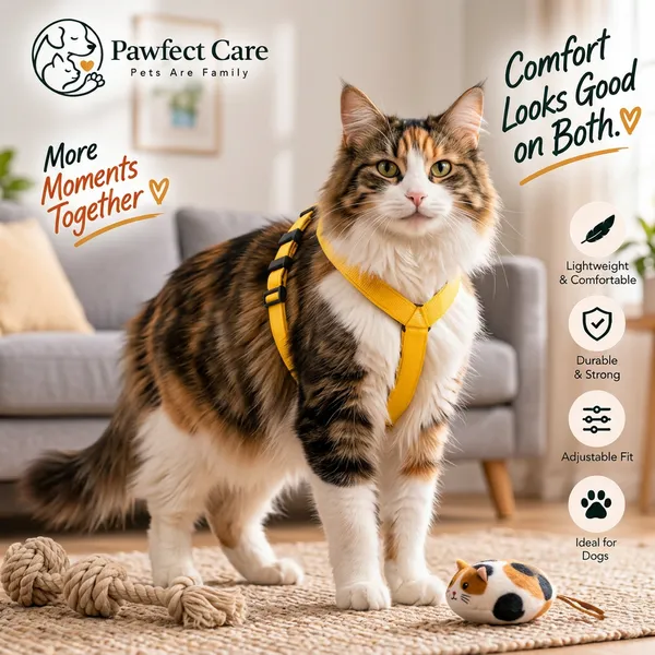 Soft_Padded_Adjustable_Pet_Yellow_Harness_(Medium)