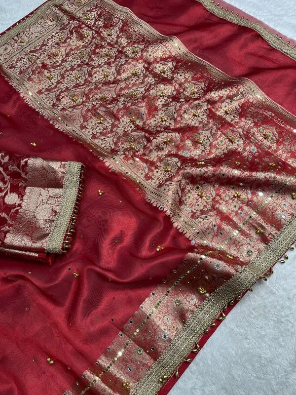 Tissue_ghunghroo_with_mirror_work