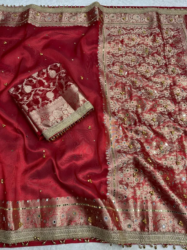 Tissue_ghunghroo_with_mirror_work