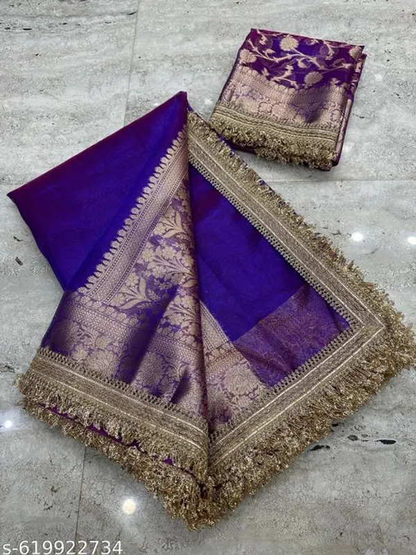 Tissue_Saundari_Vastra_Kaat_Baan_Saree_Mahrani_Collection_Royal_Blue_With_Double_Lace_Attached