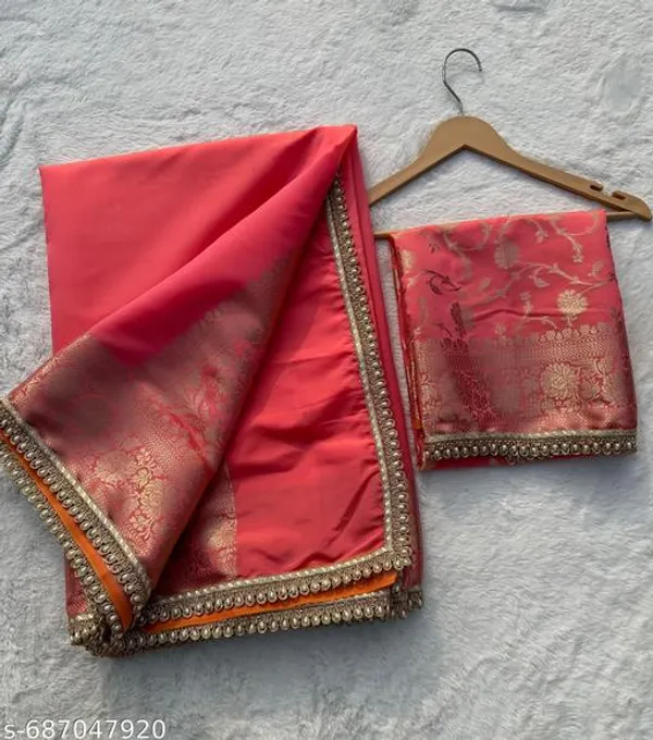 Soft_Silk_Sundra_Vastra_Kathbaan_Peach_Saree_With_Premium_Moti_Lace_Attached
