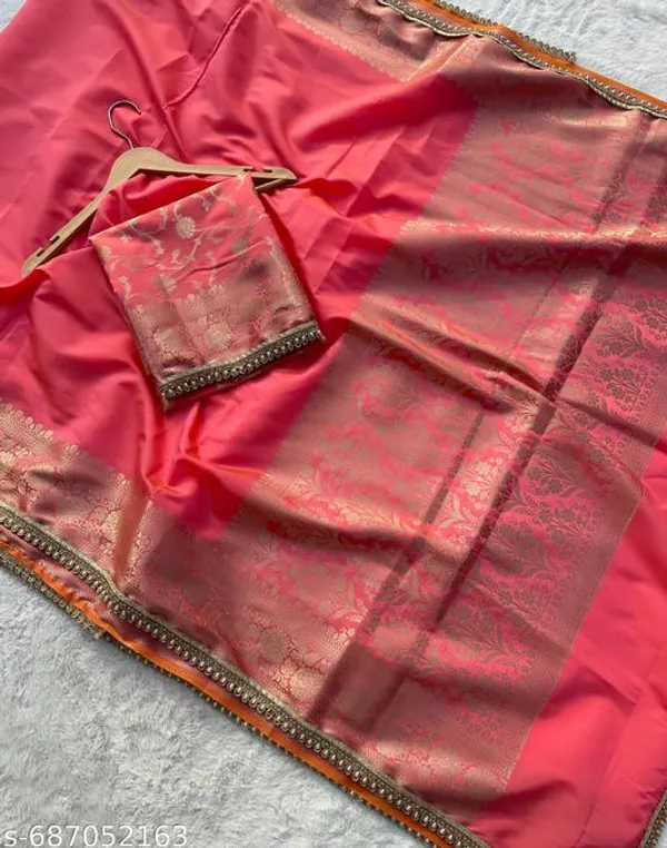 Soft_Silk_Sundra_Vastra_Kathbaan_Peach_Saree_With_Premium_Moti_Lace_Attached