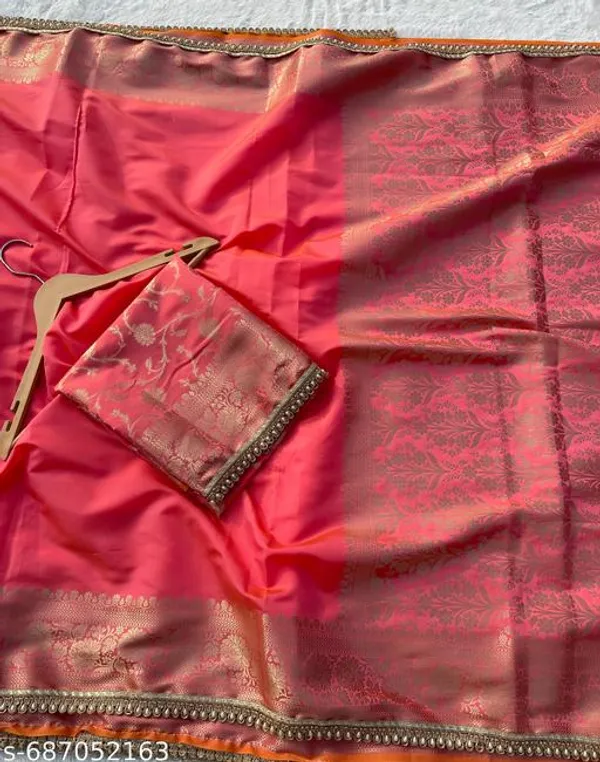 Soft_Silk_Sundra_Vastra_Kathbaan_Peach_Saree_With_Premium_Moti_Lace_Attached