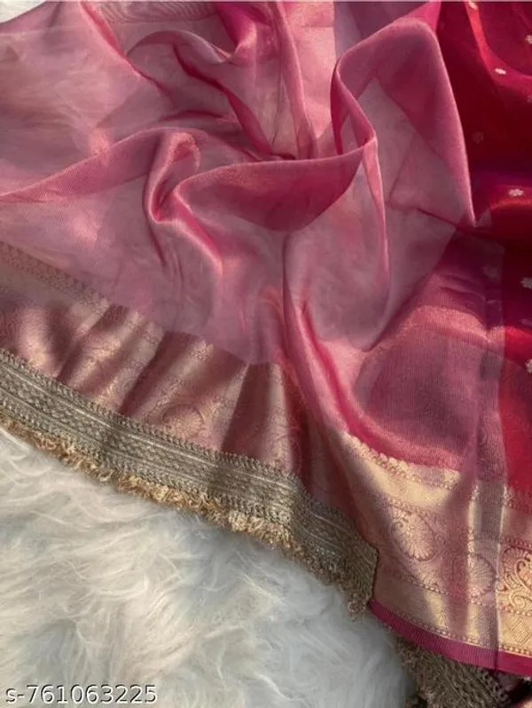 Tissue_Mohmaya_Maharani_Red_Tissue_Silk_Saree_Booty_All_Over_With_Premium_Lace_Attached