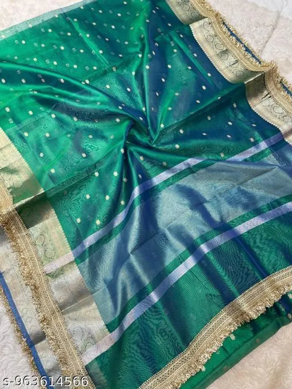 Tissue_Mohmaya_Maharani_Peacock_Tissue_Silk_Saree_Booty_All_Over_With_Premium_Lace_Attached