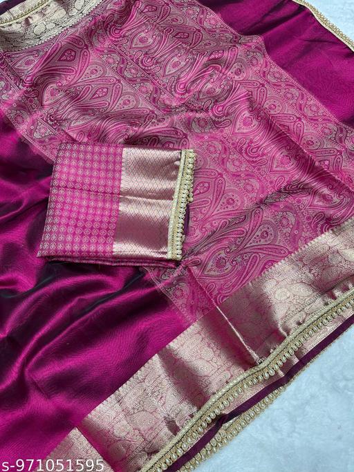 Exclusive_Pashmina_Tissue_Kaat_Baand_Banarasi_Saree_In_Wine_With_Moti_Lace_Attached