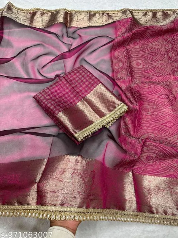 Exclusive_Pashmina_Tissue_Kaat_Baand_Banarasi_Saree_In_Wine_With_Moti_Lace_Attached