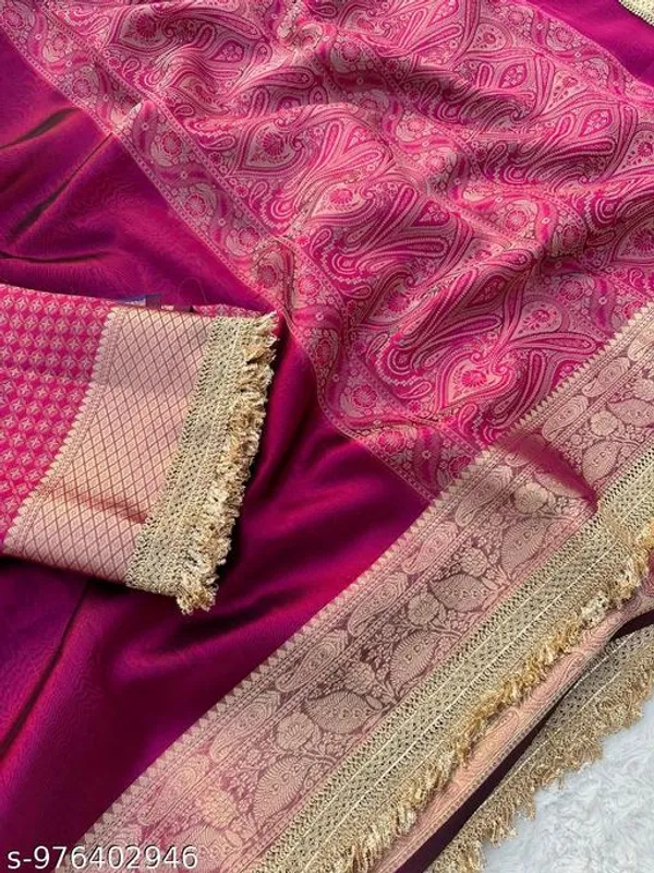 Exclusive_Pashmina_Tissue_Kaat_Baand_Banarasi_Saree_In_Wine_With_Double_Lace_Attached