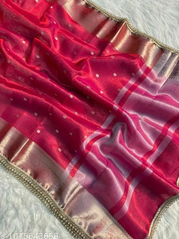 Exclusive_Banarasi_Tissue_Mohmaya_Maharani_Red_Tissue_Silk_Saree_Booty_All_Over_With_Moti_Lace_Attached