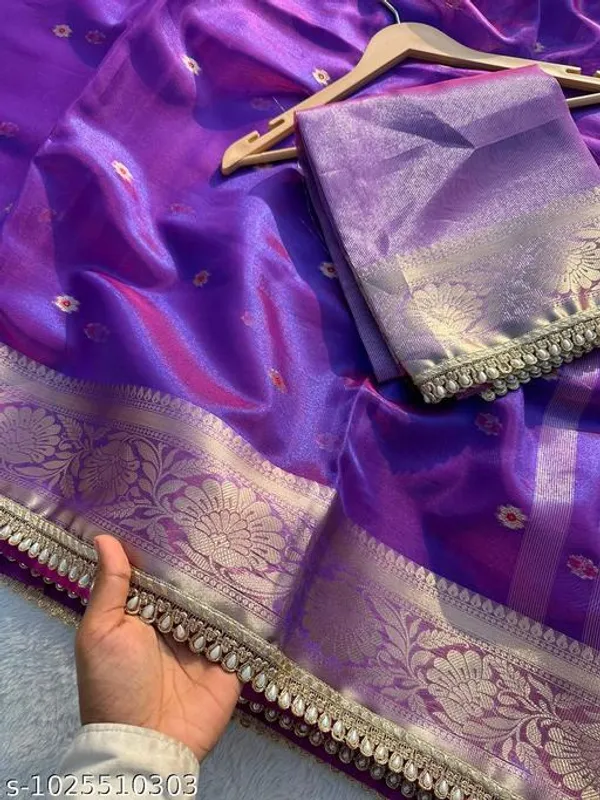 Tissue_Mohmaya_Maharani_Royal_Purple_Tissue_Silk_Saree_Meena_Booty_All_Over_With_Moti_Lace_Attached
