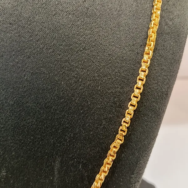 Gold_Tone_Link_Chain_Necklace_for_Men_And_Women