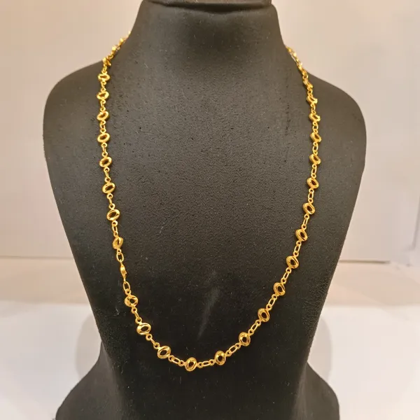 Gold_Tone_Loop_Design_Necklace_for_Women