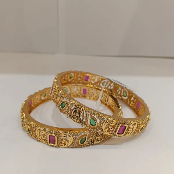 Gold_Tone_Embellished_Bangles_for_Women