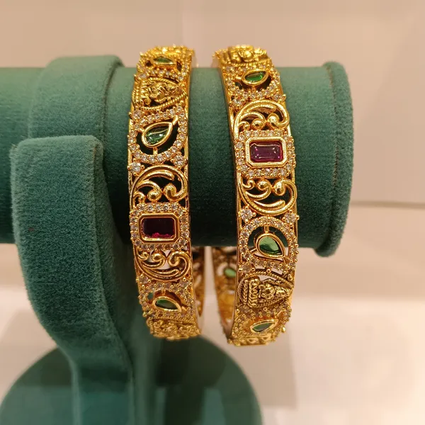 Gold_Tone_Embellished_Bangles_for_Women