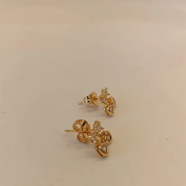 Gold-Tone_Floral_Heart_Drop_Earrings_for_Women