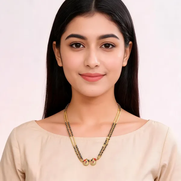 Gold_Tone_Black_Beaded_Double_Strand_Mangalsutra_For_Women