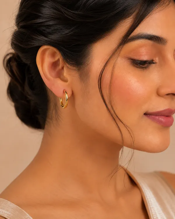 Gold_Tone_Polished_Hoop_Earrings_For_Women_Pack_Of_2