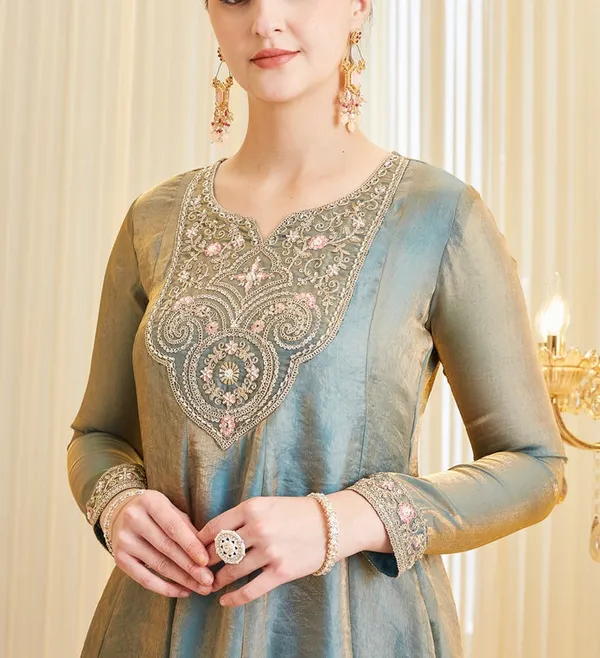 Sage_Green_Fandy_Silk_Embroidered_Anarkali_Suit_Set_For_Women