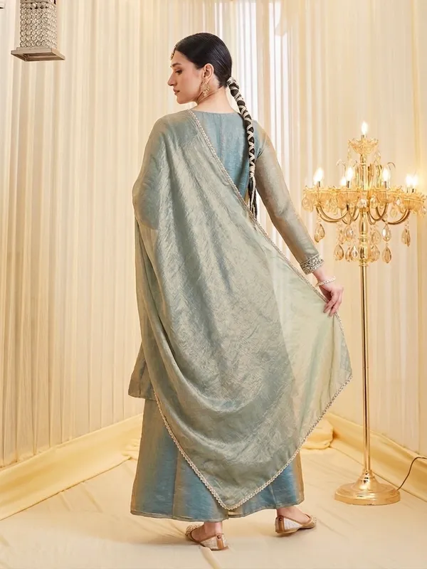 Sage_Green_Fandy_Silk_Embroidered_Anarkali_Suit_Set_For_Women