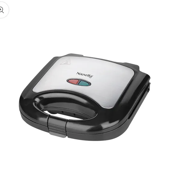 Abs_Plastic_And_Metal_Black_Silver_Sandwich_Maker