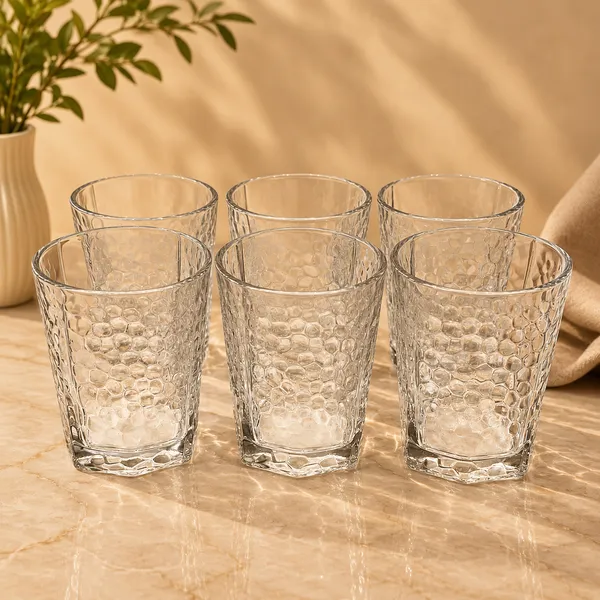 Glass_Textured_Tumbler_Set_Of_6