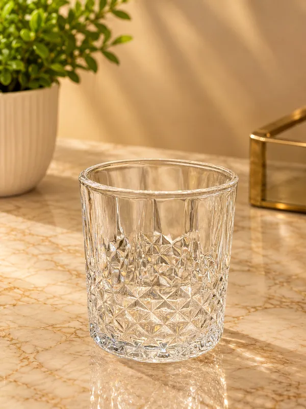 Glass_Geometric_Cut_Pattern_Glass_Set_of_6