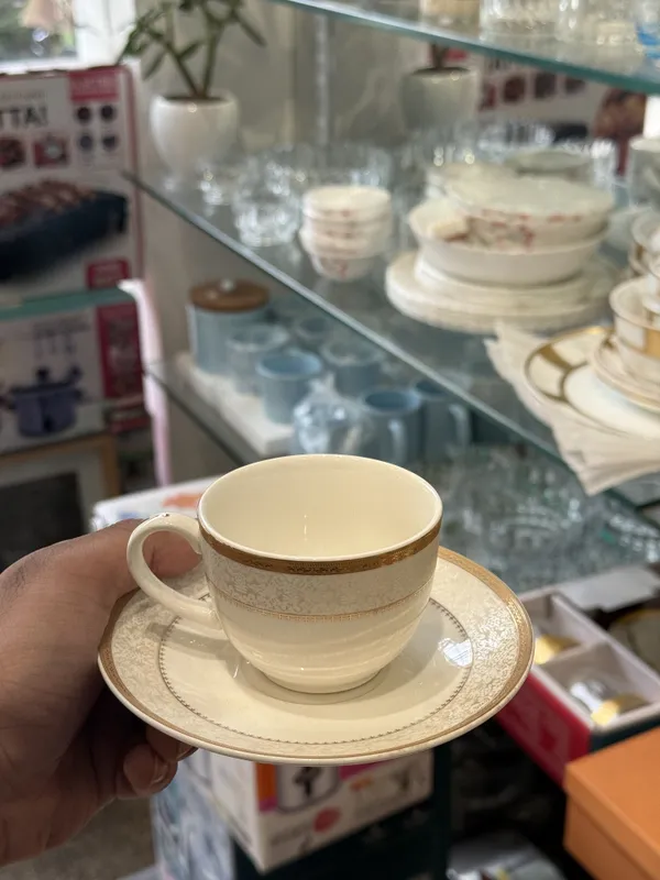 Ceramic_Ornamental_Gold_Trim_Tea_Cup_And_Saucer_Set