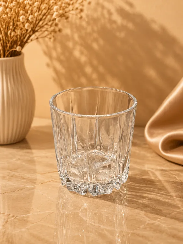 Glass_Faceted_Textured_Tumbler_Set_Of_6