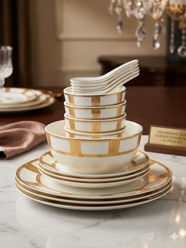 Ceramic_Porcelain_Classic_Geometric_Gold_21_Piece_Dinnerware_Set
