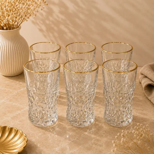 Glass_Geometric_Cut_Pattern_Tumbler_Set_Of_6_with_Gift_Box