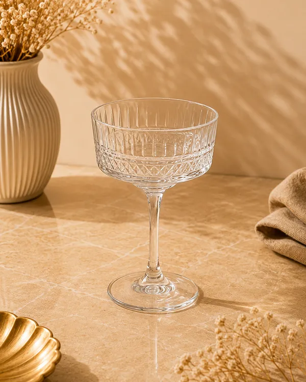 Glass_Barware_Textured_Pattern_Coupe_Glass_Set_Of_4