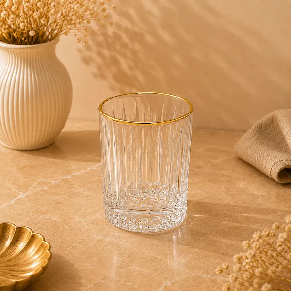 Glass_Ribbed_Gold_Rim_Tumbler_Set_Of_6_With_Gift_Box
