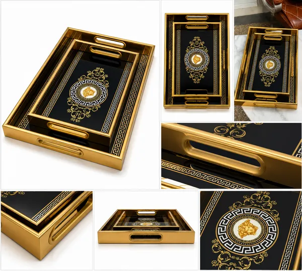 Metal_Acrylic_Black_Greek_Key_Serving_Tray_Set_of_2_{Rectangle}