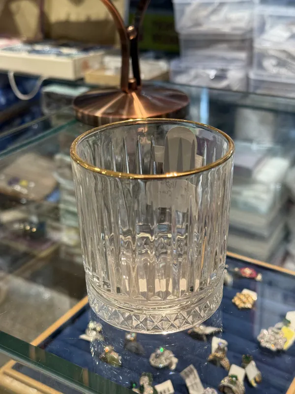 Glass_Textured_Gold_Rim_Glass_Set