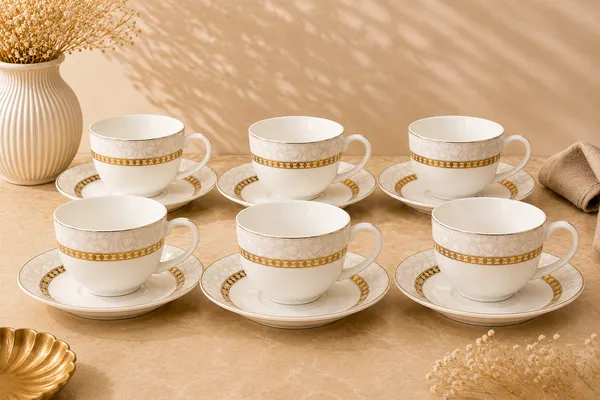 Ceramic_Classic_Gold_Pattern_Tea_Cup_And_Saucer_Set_of_12_{6+6}
