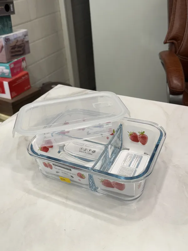 Glass_Strawberry_Print_Rectangular_Food_Storage_Container