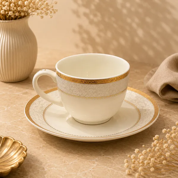 Ceramic_Ornamental_Gold_Trim_Tea_Cup_And_Saucer_Set_SET_OF_12_{_6+_6_}