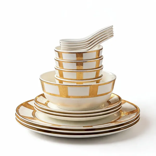 Ceramic_Porcelain_Classic_Geometric_Gold_21_Piece_Dinnerware_Set