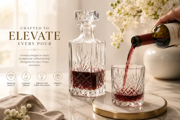 Glass_Barware_Cut_Pattern_Decanter_And_Tumbler_Set