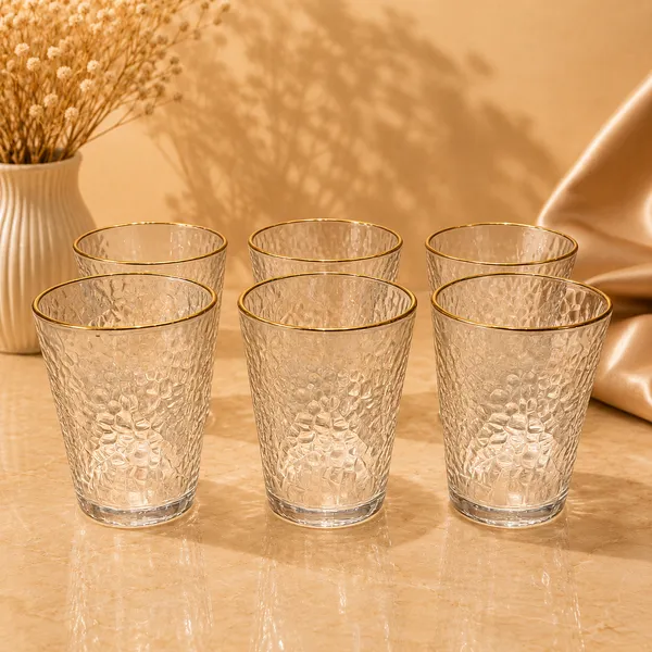 Water_Glass_Textured_Gold_Plated_Rim_Tumbler_Set_Of_6
