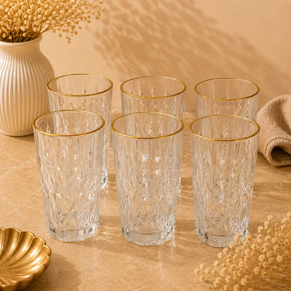 Glass_Diamond_Pattern_Gold_Rim_Tumbler_Set_Of_6_With_Gift_Box_Packing