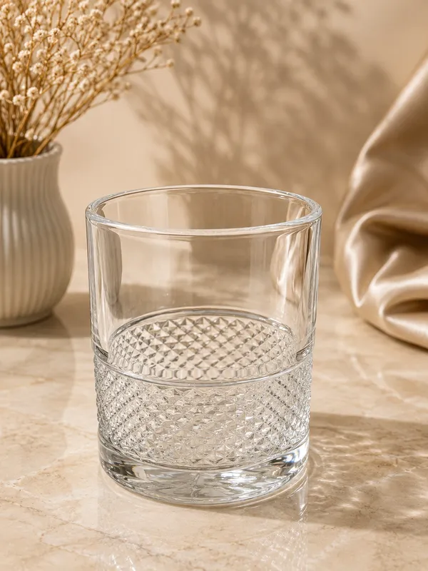 Glass_Textured_Diamond_Pattern_Tumbler_Set_Of_6