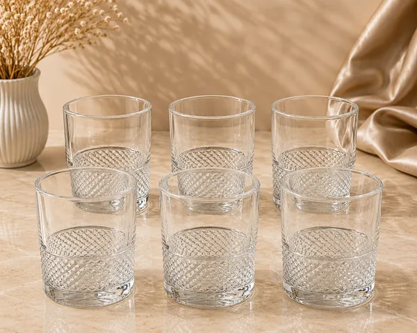 Glass_Textured_Diamond_Pattern_Tumbler_Set_Of_6