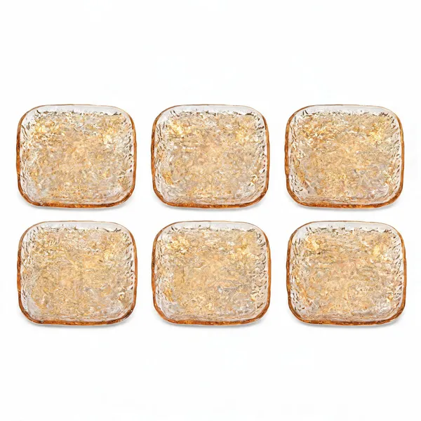 Glass_Textured_Square_Serving_Plate_Set_Of_6