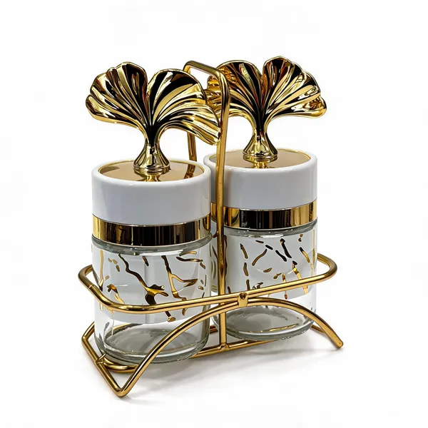Glass_Gold_Leaf_Design_Spice_Jar_Set_Of_2